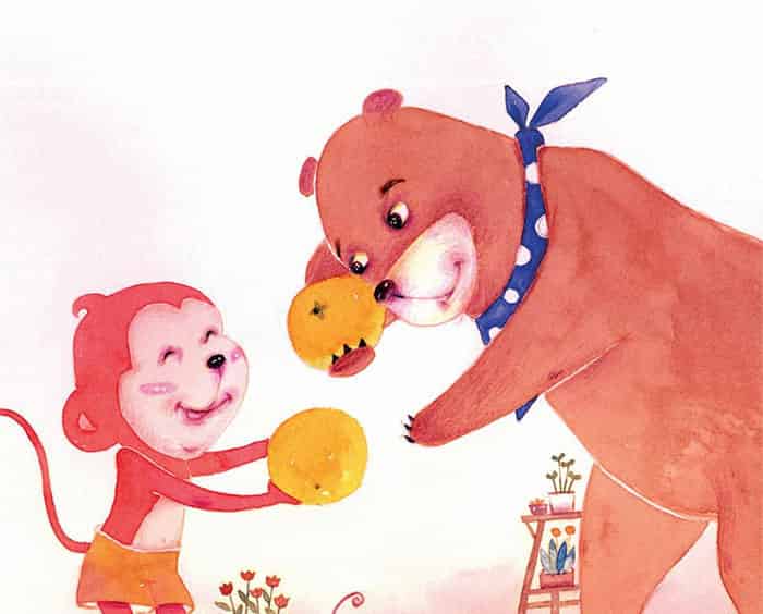 馋人的苹果和桔子