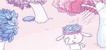 孵蛋的兔子 孵蛋的兔子