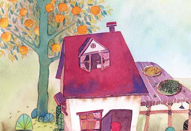 馋人的苹果和桔子