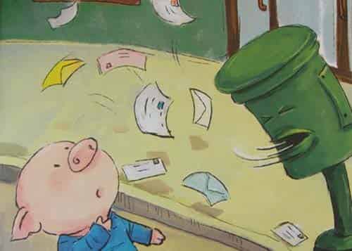 阿嚏，阿嚏（小猪打喷嚏）