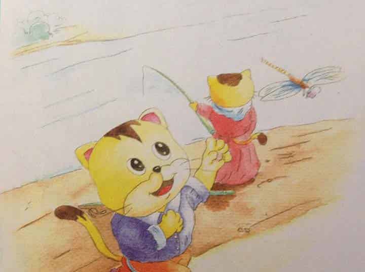 小猫钓鱼（短）
