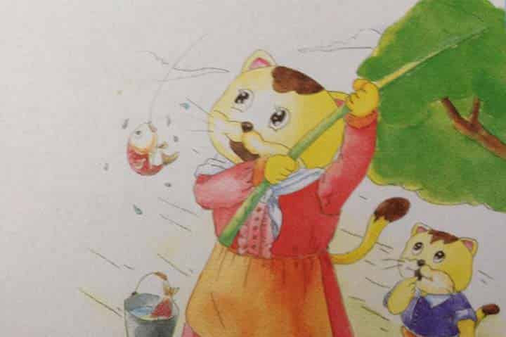 小猫钓鱼（短）