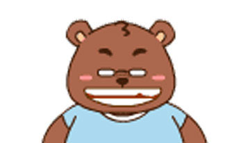 笨笨熊:掉了一颗牙 笨笨熊:掉了一颗牙