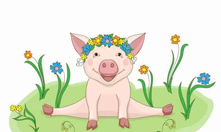 小猪比鲁的花环