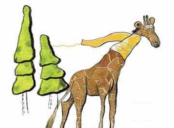 长颈鹿的围巾 长颈鹿的围巾