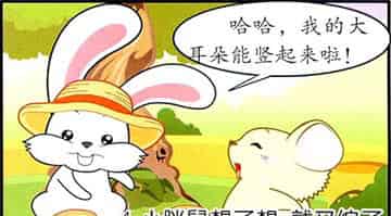 大耳兔和小胖鼠：有洞洞的草帽