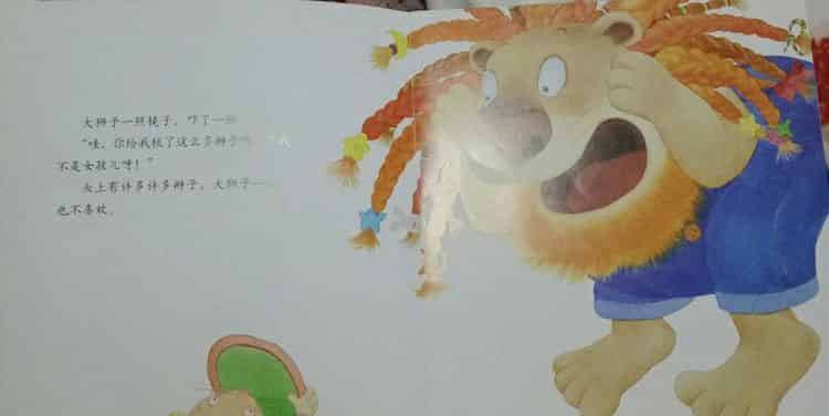 大狮子的许多许多辫子 大狮子的许多许多辫子