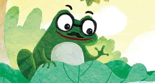 戴眼镜的青蛙