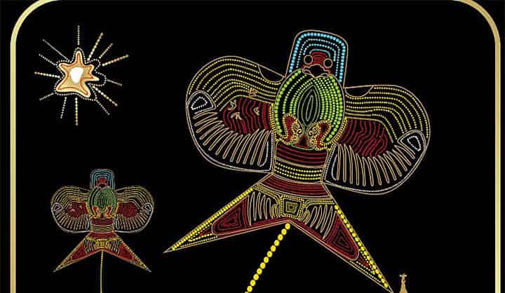 一只黑色的风筝