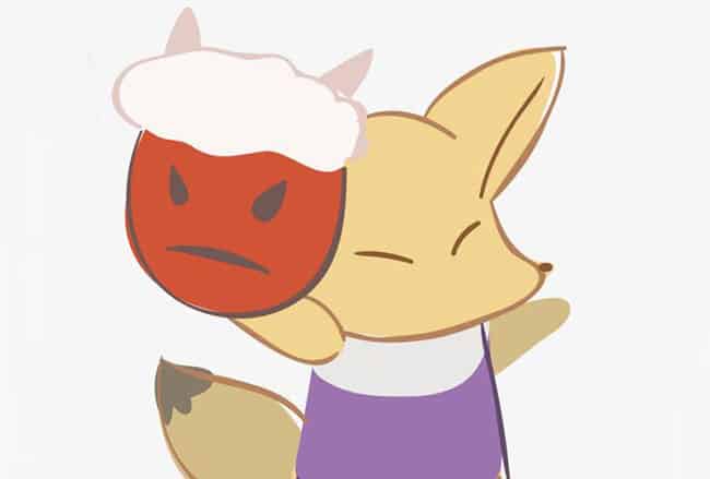 戴面具的狐狸 戴面具的狐狸