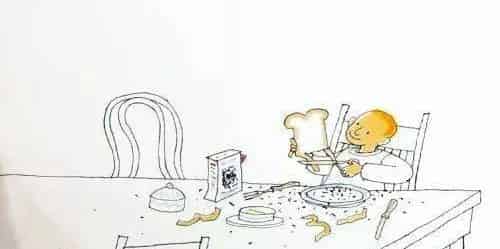 剪面包的男孩 剪面包的男孩