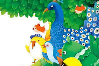 孔雀与百灵鸟 孔雀与百灵鸟
