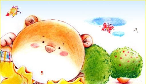 傻傻的小熊 傻傻的小熊