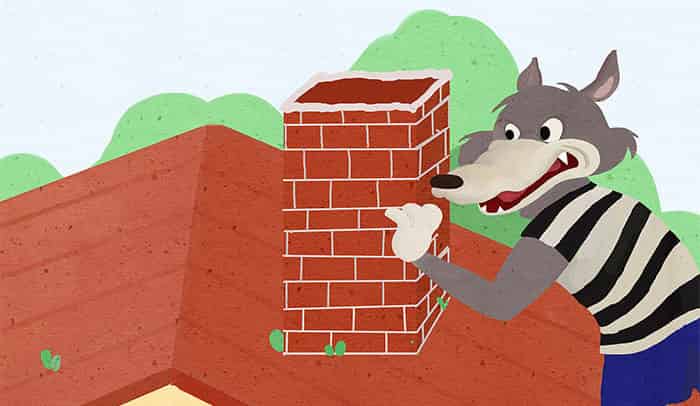 三只小猪盖房子