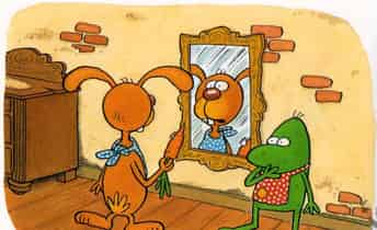 兔子努利,你的牙齿为什么卡在红萝卜裡? 兔子努利,你的牙齿为什么卡在红萝卜裡?