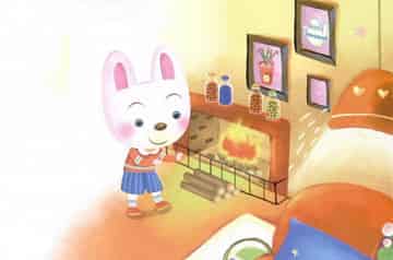 兔子的围巾