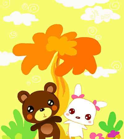 兔子背熊 兔子背熊