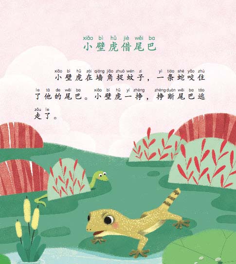 小壁虎借尾巴（拼音）