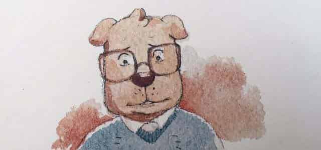 大狗先生没有打领结