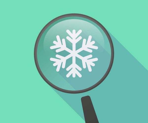 乖乖兔：雪花的样子