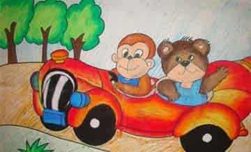 小猴的出租车