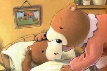 小熊的耳朵热热的