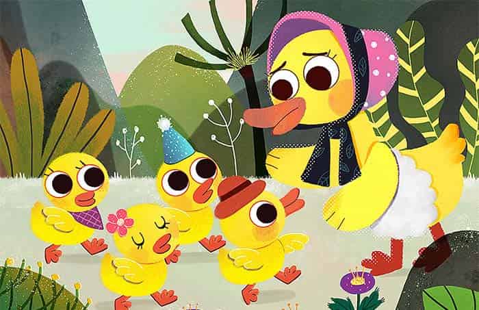 调皮的小鸭子 调皮的小鸭子