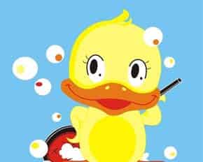 调皮的小鸭子 调皮的小鸭子