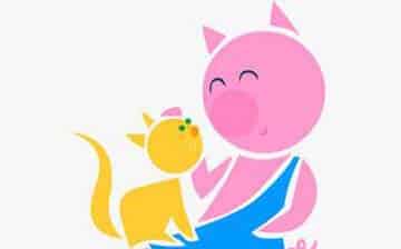 小猫咪和胖小猪 小猫咪和胖小猪