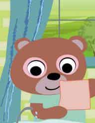 小熊洗脸 小熊洗脸