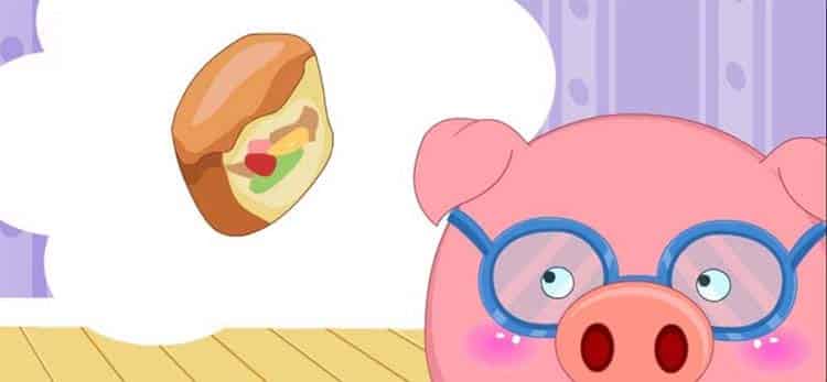 小猪妈妈的夹心面包