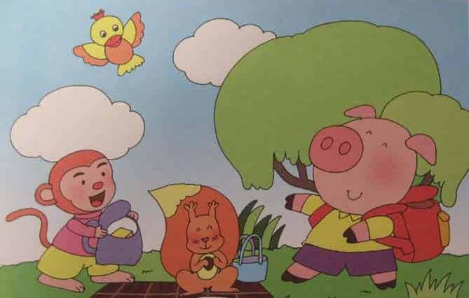 小猪胖胖的野餐 小猪胖胖的野餐