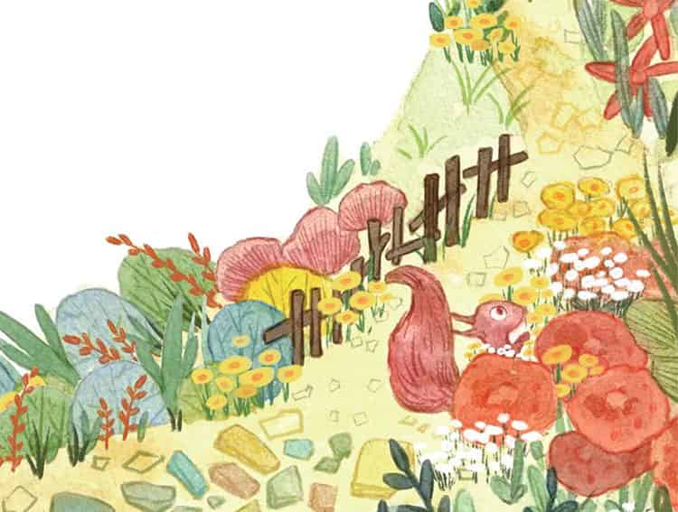 装饰房间的小松鼠